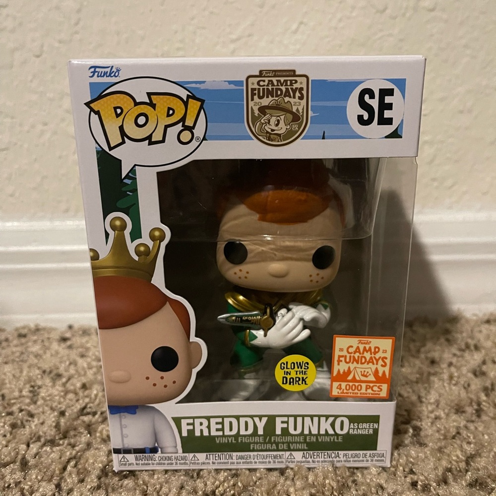 Freddy Funko as Green Ranger (GITD)